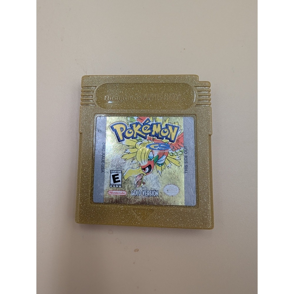 Vintage Pokemon Gold Gameboy Original Tested Works Nintendo